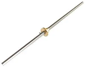 RepRap 3D Printer THSL-300-8D Lead Screw Dia 8MM Thread 8mm Length 300mm with Copper Nut Dropshipping