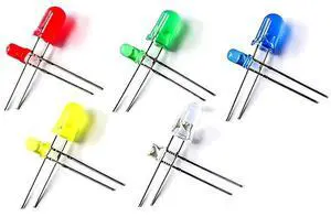 500PC/Lot 3MM 5MM Led Kit Mixed Color Red Green Yellow Blue White Light Emitting Diode