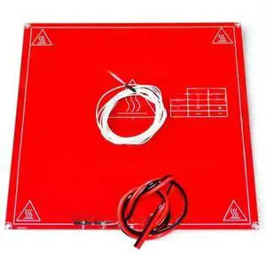 3D Printer Parts MK2B Heatbed + LED + Resistor + Cable + 100K ohm Thermistors PCB Heated