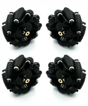 4pcs/lot wheel omnidirectional wheel 48mm 60mm 80mm 97mm High Hard s Plastic Wheel TT Motor Smart Robot Car 6mm hubs
