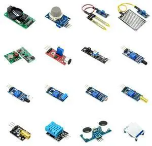 16pcs/lot Pi 3&Pi 2 Model B the sensor module package 16 kinds of sensor