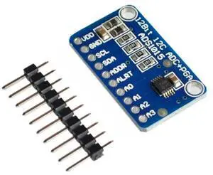 10pcs/lot ADS1015 ADC ultra-compact 12- ADC module development board