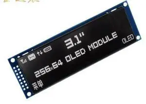 Real OLED Display 3.12 256*64 25664 Dots Graphic LCD Module Display Screen LCM Screen SSD1322 Controller Support SPI