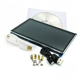 7 inch pi 3 B touch screen 1024*600 7.0 inch IPS Capacitive Touch Screen LCD, HDMI interface, supports various systems