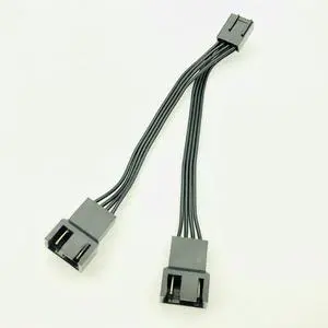 FOR 4Pin Fan PWM Cable 1 to 2 Motherboard 4-Pin Female to PWM Fan 4-Pin Male Multi-fan Temperature Control Extension Cable Fan Cable