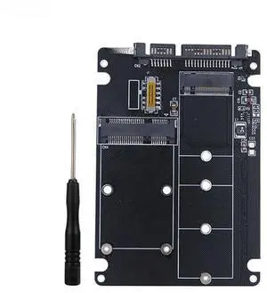 FOR Adapter SSD M2 mSATA Adapter M2 SATA SSD mSATA SSD to SATA3.0 6Gbps Board 2.5" SATA to M2 Converter M.2 to SATA Riser for Laptop