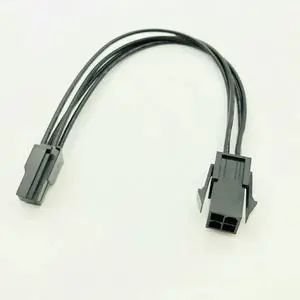 FOR 4Pin PC Cable CPU Power Supply Extension Cord Cable Desktop 4 Pin 4P ATX Power Male to Female Connector Cable 20cm UL 18AWG Wire