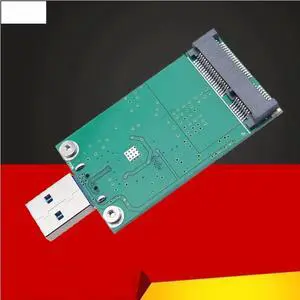 FOR Mini USB 3.0 to PCIE mSATA External SSD PCBA Conveter Adapter Card Case mSATA to USB Board Supports 30*30 30*50 mSATA Hard Drive