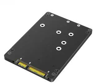 FOR M.2/mSATA to SATA 3.0 Adapter Riser Card with Plastic Enclosure Support 2230 2242 2260 B Key NGFF M2 SATA Protocol SSD mSATA SSD