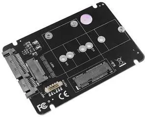FOR M2/mSATA to SATA Adapter NGFF M.2 SATA Key B SSD / mSATA SSD to SATA3.0 6Gbps 2.5" Riser Board 2 in 1 Combine Converter Card