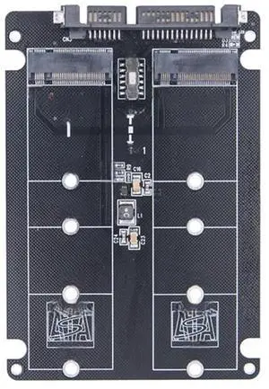 FOR Dual NGFF to SATA Adapter 2 Port M.2 SATA SSD B Key to SATA3.0 6Gbps Riser Board Converter for 2230 2242 2260 2280 M2 SSD for PC FOR Dual NGFF to SATA Adapter 2 Port M.2 SATA SSD B Key to SATA3.0 6Gbps Riser Board Converter for 2230 2242 2260 2280 M2 SSD for PC