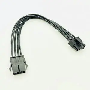 FOR 8Pin CPU Power Cable 8 Pin PCI-E to 8 Pin ATX EPS Male to Female PSU Motherboard Power Supply Extension Adapter Cable 20cm 18AWG