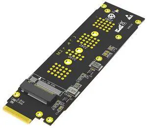 FOR M.2 NVME M Key to EDSFF E1.S Adapter PCIe 4.0/3.0 X4 Expansion Card for 1U Server Chassis Support 2230 2242 2260 2280 M2 SSD