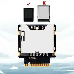 FOR CFExpress Type A to M.2 NVME Adapter M-Key M2 PCIE 3.0/4.0 X1 to CF Express Type-A Card Reader High Speed SSD Riser Board For PC
