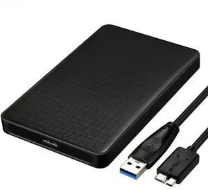 FOR 2.5inch USB 3.0 SATA Hd Box HDD Drive External HDD Enclosure Black Tool Free 5 Gbps Support UASP for 7mm/9.5mm 2.5 inch SATA SSD