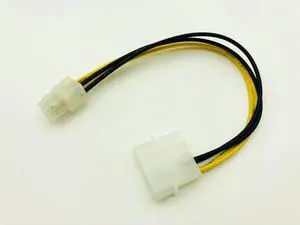 FOR 5PCS USB SATA Cable 4Pin P3 Power to P4 12V Converter Adapter USB Riser Card 4Pin Connector DVI-D VGA Dual PSU Cables