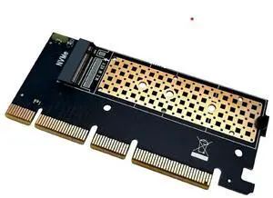 FOR PICE to M2 Adapter NVMe SSD NGFF PCIE M2 Riser Card Adapter 64Gb PCI Express 4.0 X4 X8 X16 Supports 2230 2242 2260 2280 m.2 NVME
