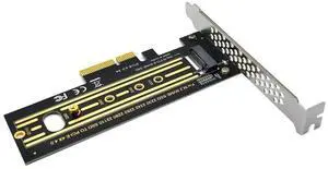 FOR NVME PCIE Adapter M.2 Expansion Card 64Gbps PCIe4.0 X4 Gen4 M-key for 2230 2242 2260 2280 22110 M.2 SSD M.2 NVME to PCIE Adapter