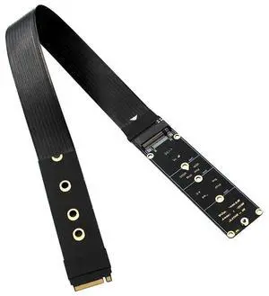 FOR Dual Protocol M.2 to PCIe 4.0 Extension Cable for 2230 2242 2260 2280 M.2 PCI-e / NGFF SATA SSD High Speed Gen 4.0 Riser Adapter