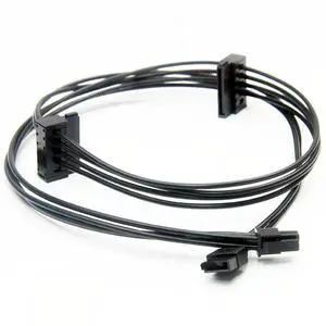 FOR Computer Cable & Connectors for M710s Power Cable 4Pin to 2 SATA 15pin +6pin SATA CD-ROM Interface Connector Cable