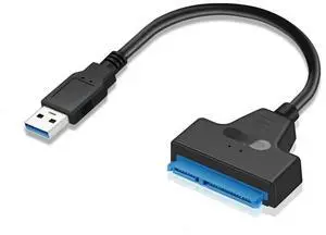 FOR SATA to USB 3.0 Adapter USB3.0 SATA3 Cable 6Gbps Support 2.5inch External HDD SSD Hard Drive 22Pin SATA III to USB3.0 Data Cable