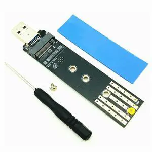FOR M.2 to USB 3.1 SSD Adapter M.2 NVME PCIe SATA Dual Protocol RTL9210B SSD Board for 2230 2242 2260 2280 NVME SATA M.2 SSD Adapter