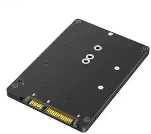 FOR SSD Adapter 2 in 1 Combine M.2 NGFF key B & mSATA to 2.5" SATA 3 Adapter Converter with Plastic Enclosure External SSD Case Box