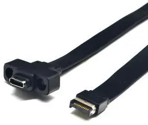 FOR Connectors USB 3.1 Front Panel Type E to Type C Extension Cable Gen 2 10Gbps Internal Adapter Cable with 2 Screws 30cm/50cm/80cm