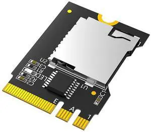 FOR Micro SD T-Flash Card TF SDHC SDXC to NGFF M.2 Key A-E Adapter Reader 2230 Size Converter with LED Indicator for Laptop Computer