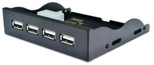 FOR 4 Port USB 2.0 Hub USB 2.0 Adapter PC Front Panel Expansion Bracket with 10 Pin Cable For Desktop 3.5 Inch FDD Floppy Bay