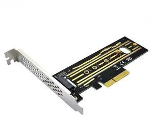 FOR M.2 PCIe to NVMe Adapter 64Gbps PCIe4.0 X4 Gen4 M-key NVME PCIE Adapter M.2 Expansion Card for 2230/2242/2260/2280/22110 M.2 SSD