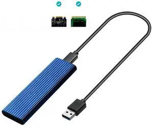FOR M.2 SSD Case USB 3.1 TO M.2 NGFF SSD Enclosure Solid State Drive External Case Adapter UASP SuperSpeed for 2242 2260 2280 M2 SSD