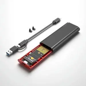 FOR M2 SSD Case NVME Enclosure M.2 to USB 3.1 SSD Adapter Box Case for NVME PCIE NGFF SATA M+B Key 2230/2242/2260/2280 Dual Protocol