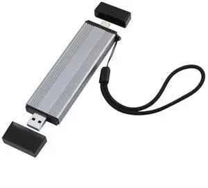 FOR Dual Protocol M2 SSD Case USB3.0/Type-C to M.2 NVME SATA SSD Enclosure Adapter 10Gb USB3.1 Gen2 USB C External SSD Box M/B&M Key