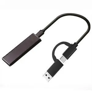 FOR M.2 SSD Enclosure Aluminum Case M2 to USB3.1 Type C External SSD Box for M/B+M Key 2230 2242 2260 2280 M2 SATA NVMe PCIe SSD