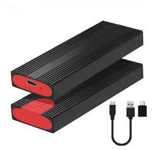FOR M2 SSD Enclosure M.2 to USB 3.1 Type C External SSD Box Aluminum Case for B+M/M Key 2230 2242 2260 2280 M2 SATA / NVMe PCI-E SSD