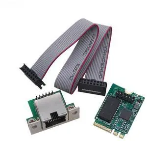 FOR M.2 A+E KEY 2.5Gb Ethernet LAN Card M2 A/E to RJ45 COM Port Network Adapter RTL8125BG Chip 2.5G/1G/100Mbps Gigabit Network Cards