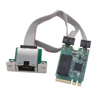 FOR M.2 A+E 2.5Gb Network Adapter RTL8125BG Chip M2 KEY A/E to RJ45 COM Port 2.5G/1000/100Mbps Gigabit Ethernet LAN Network Card