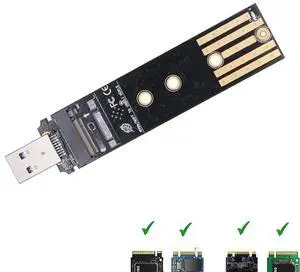 FOR M.2 to USB 3.0 Dual Protocol SSD Board M.2 NVME PCIe NGFF SATA M2 SSD Adapter for 2230 2242 2260 2280 NVME/SATA M.2 SSD RTL9210B