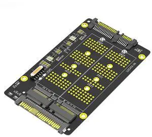 FOR M2 SSD Adapter M.2 NVME M Key to U.2 SFF-8639 M.2 SATA B Key to SATA2.0 2.5" Converter Board Supports 2230 2242 2260 2280 M2 SSD