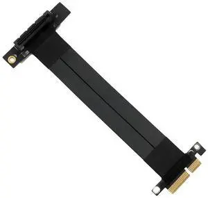 FOR PCI Express Extension Cable Riser PCI-E X4 to X4 PCIE Extender Flexible Cable Adapter Riser Card PC Cable for Graphics Card 24cm