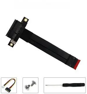 FOR Extension Cable M2 PCI Express 32G/bps Gen3.0 Cable Extender Riser PCIe x4 3.0 PCI-E 4x To M.2 NGFF NVMe M Key 2280 Riser Card