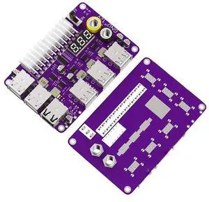 FOR ATX 24Pin + 12 Port USB 2.0 Power Breakout Board Adapter Acrylic Case Kit Three Digit LED Display 12V Output Support QC2.0 QC3.0 FOR ATX 24Pin + 12 Port USB 2.0 Power Breakout Board Adapter Acrylic Case Kit Three Digit LED Display 12V Output Support QC2.0 QC3.0