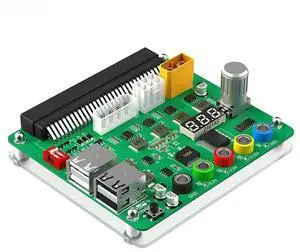 FOR Power Supply Breakout Board with Adjustable Voltage Knob 3.3V/5V/12V USB2.0 Support QC2.0 QC3.0 for /DELTA/ FUJITSU/LITEON PSU