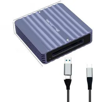 FOR CFexpress Type B Card Reader USB3.2 Gen2 10Gbps Reader Aluminum Portable Type C To CF Express Memory Card Adapter for Z6/Z7 1DX3