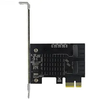 FOR PCIE SATA Card PCI Express X1 to 4 Port SATA3.0 6Gbps Controller 9215 Chip PCI-E SATA Expansion Card Adapter for Desktop