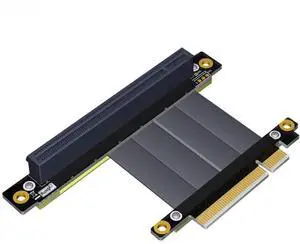 FOR PCIE Riser PCI Express x8 to PCIE x16 Male to Female Graphics Card Riser PCI E Extender PCIE3.0 PCI-E 16x Ribbon Extension Cable