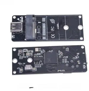 FOR USB 3.2 GEN2*2 20Gbps M2 SSD Adapter Dual Protocol M.2 NVME M Key / M.2 SATA B/B+M Key to TYPE C Riser Board RTL9220 Chip for PC
