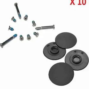 10sets/lot Bottom Case Screws Set Bottom Case Rubber Feet 4pcs/set book Pro Unibody A1278 A1286 A1297 13 15 17"