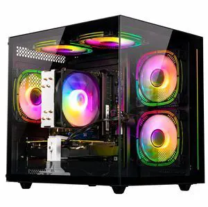 LXZ Gaming PC Desktop, Prebuilt Gaming PC with AMD Ryzen 5 4500 6-Core 12-Thread up to 4.1 GHz, 16GB DDR4 RAM, 512GB NVMe SSD, Radeon RX 6500 XT, WiFi 6, Windows 11 Pro LXZ Gaming PC Desktop, Prebuilt Gaming PC with AMD Ryzen 5 4500 6-Core 12-Thread up to 4.1 GHz, 16GB DDR4 RAM, 512GB NVMe SSD, Radeon RX 6500 XT, WiFi 6, Windows 11 Pro